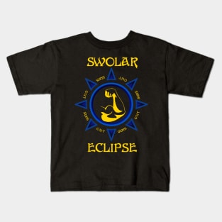 Funny Swolar Eclipse Suns Out Guns Out Kids T-Shirt